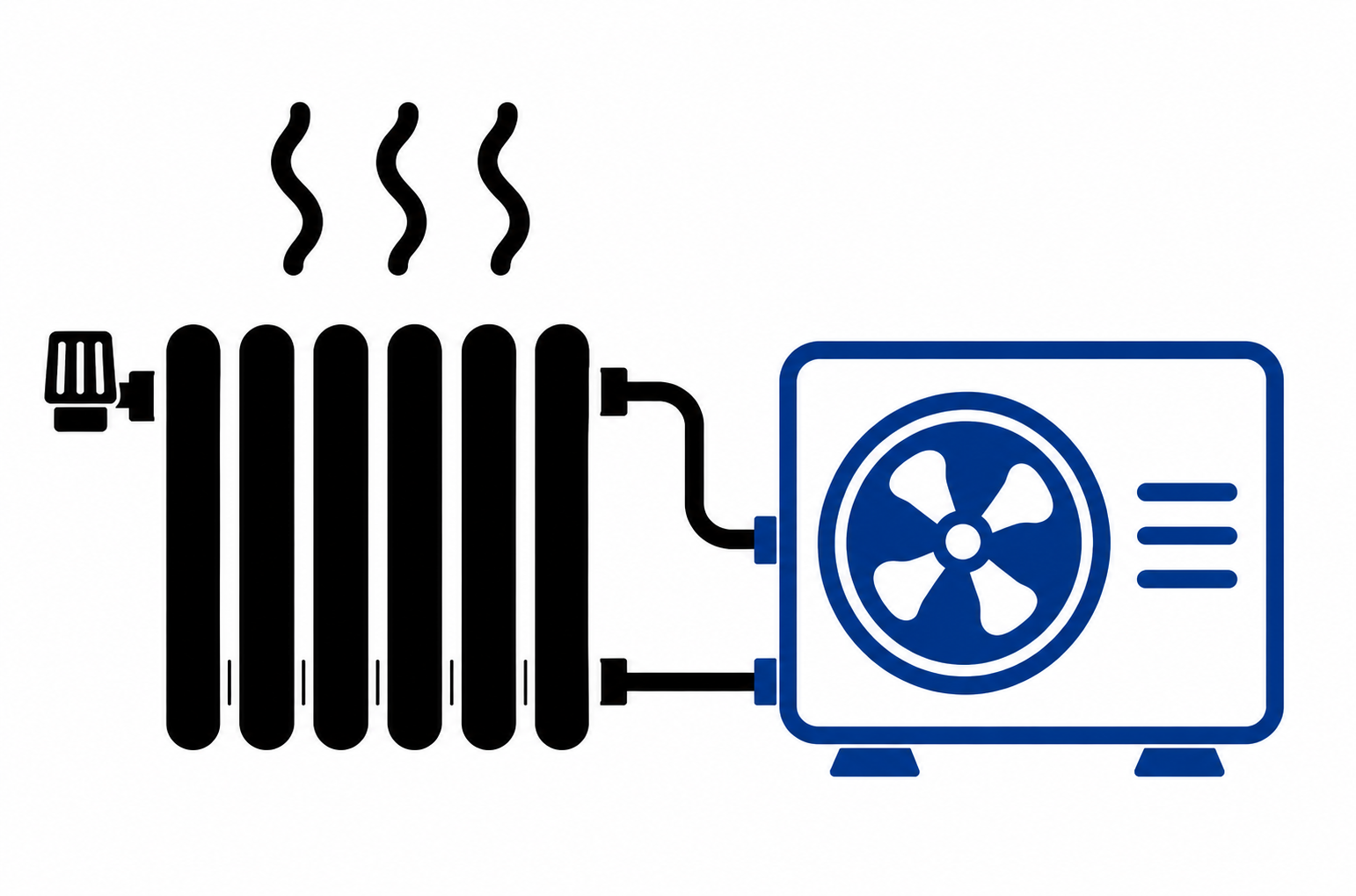 Symbol Wärmepumpe